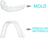 Snap-On Instant Perfect Smile Veneers Comfortable Flex Fit Dentures for Top & Bottom Teeth White Tooth Cosmetic Cover PACK OF 1